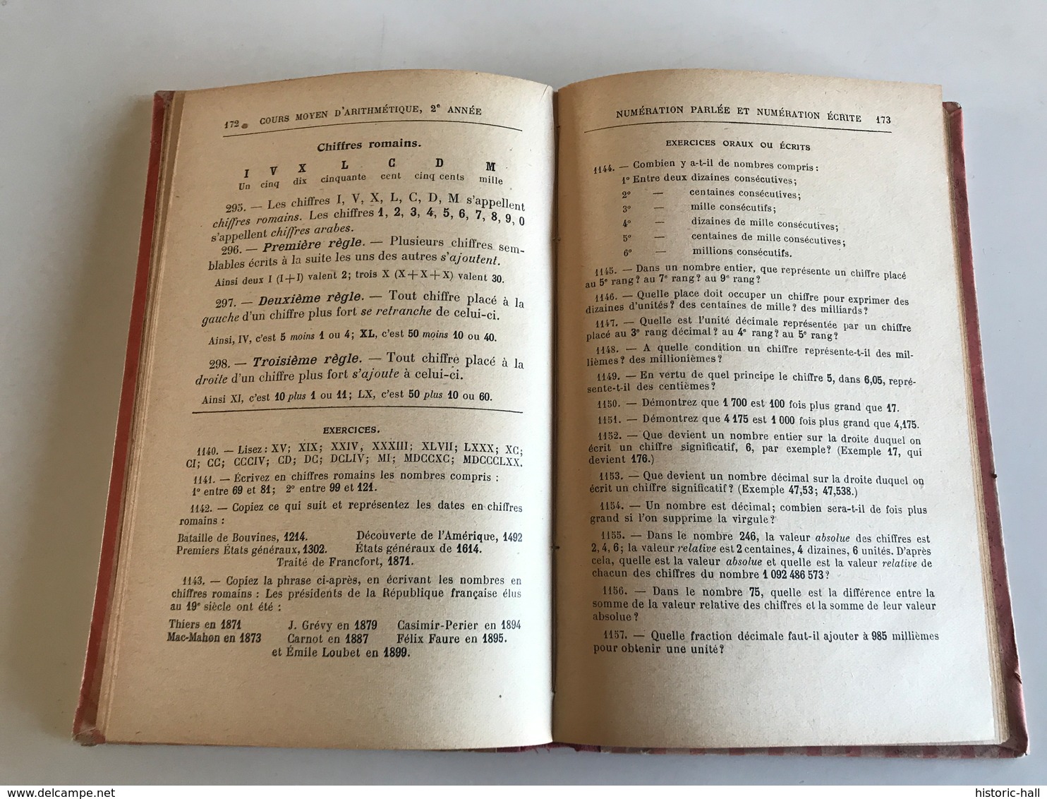 Nouveaux Cours D’Arithmetique (cours Moyen 1e 2e Année) -  P. LEYSSENNE - 1908 - 6-12 Ans