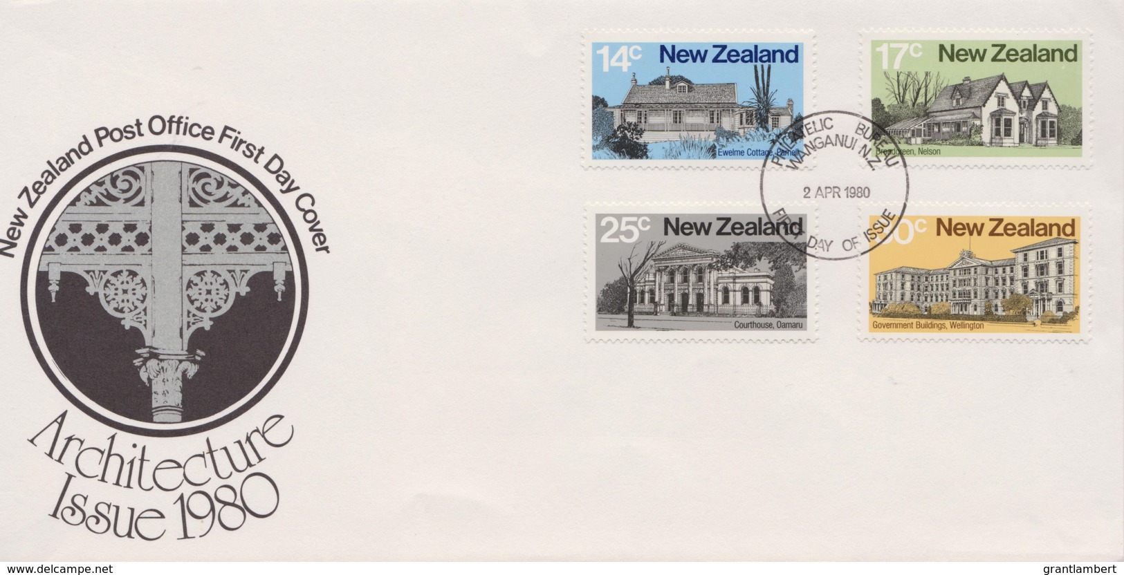 New Zealand 1980 Architecture FDC - FDC