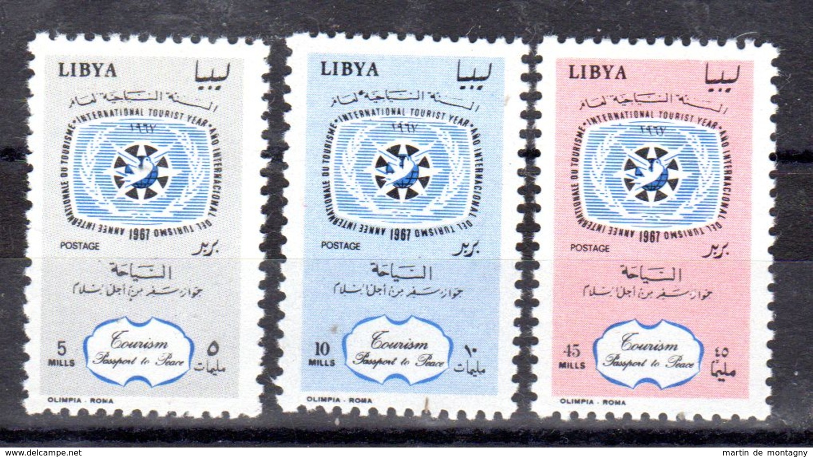 1.6.1967; Jar Des Trousimus, Mi-Nr. 236 - 238; Postfrisch, Los 51553 - Libyen