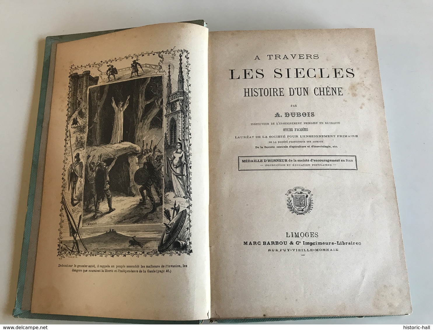 A Travers Les Siecles - Histoire D’un Chene - A. DUBOIS - Circa 1880 - Storia