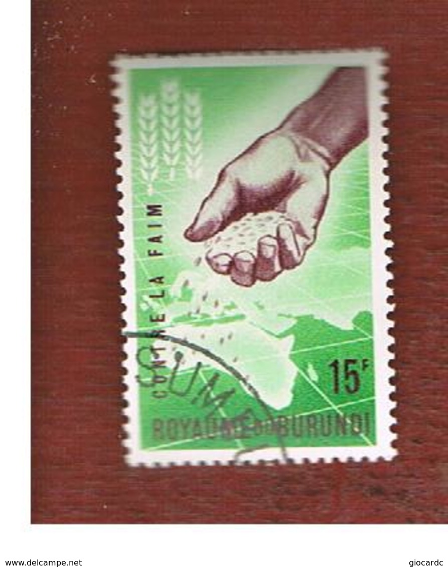 BURUNDI    -  SG 48  - 1963 FREEDOM FROM HUNGER - USED ° - Usati