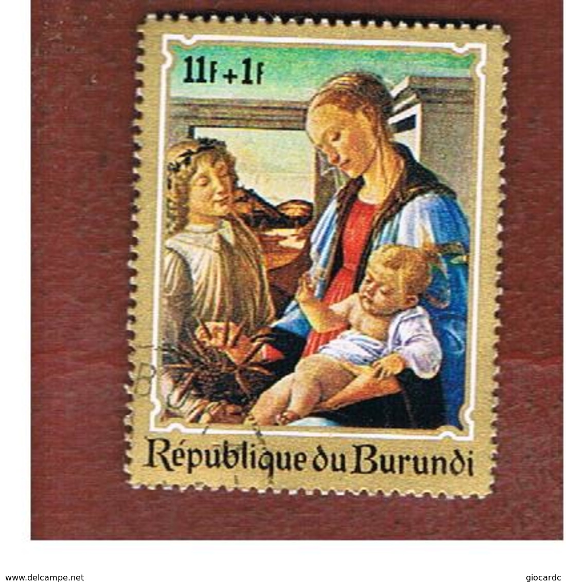 BURUNDI    -  SG 602  - 1970  CHRISTMAS: BOTTICELLI  - USED ° - Usati