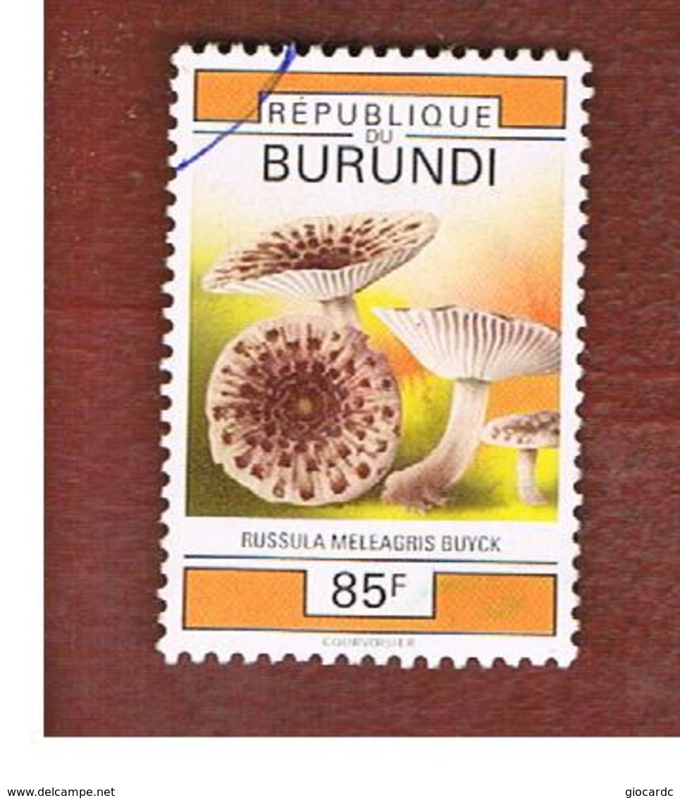 BURUNDI    -  SG 1530  - 1992  MUSHROOMS: RUSSULA MELEAGRIS    - USED ° - Usati