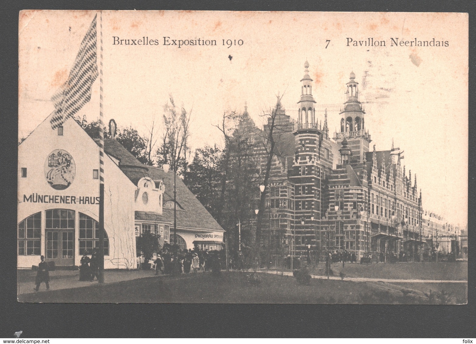 Brussel / Bruxelles Exposition 1910 - Pavillon Néerlandais - Expositions Universelles