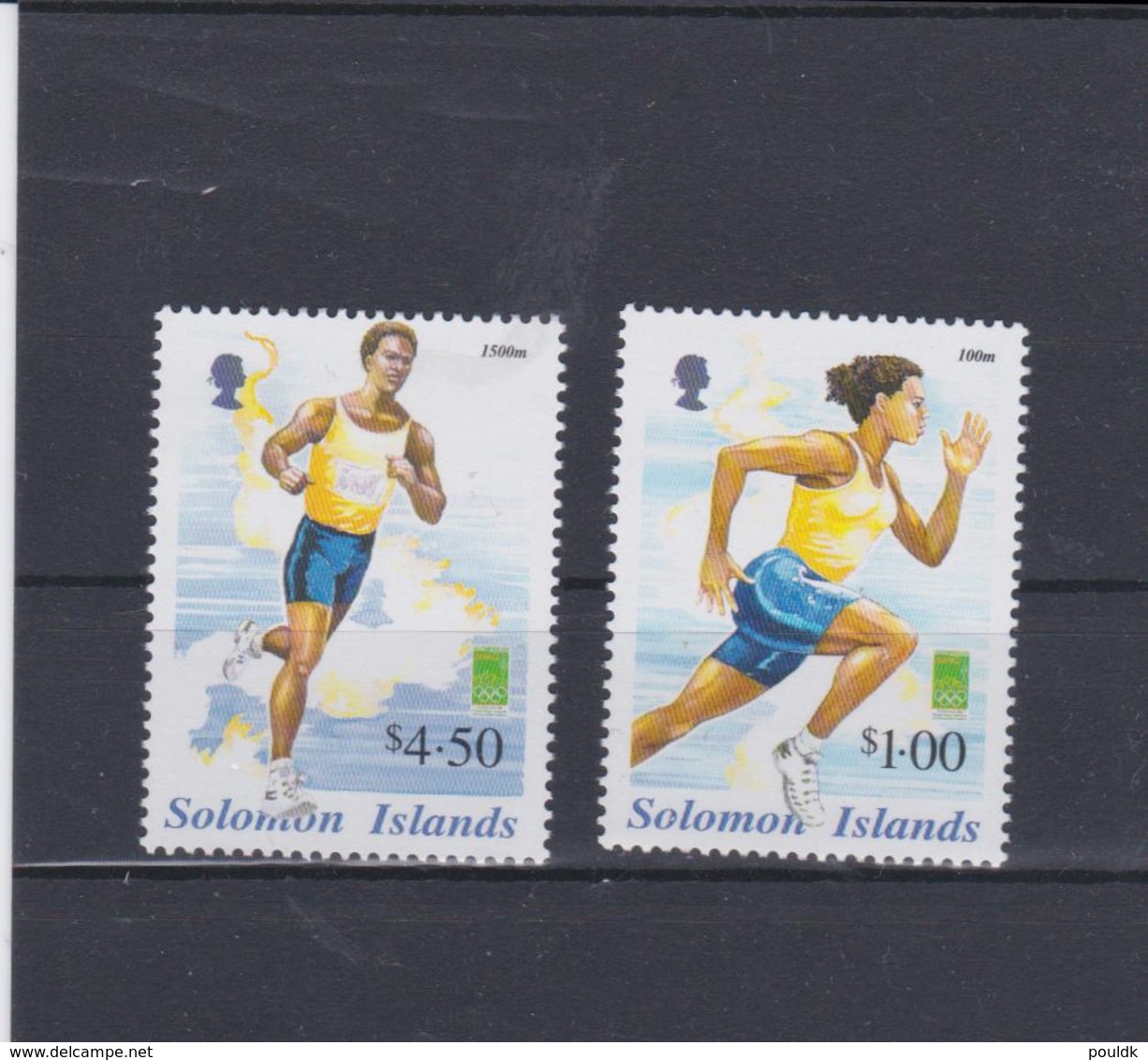 Solomon Islands 2000 Sydney Olympic Games 2 Vals. MNH/** (H57) - Verano 2000: Sydney