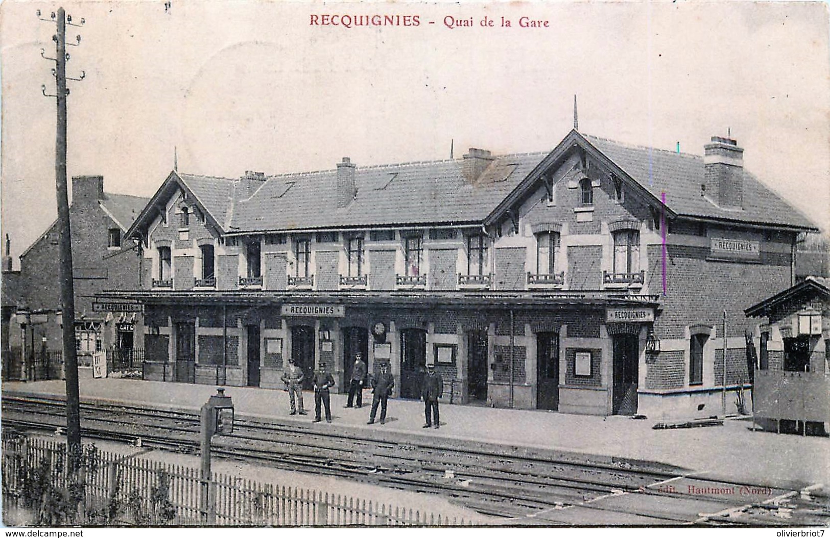 France - 59 - Recquignies - Près De  Maubeuge Et Jeumont  - Quai De La Gare - Maubeuge