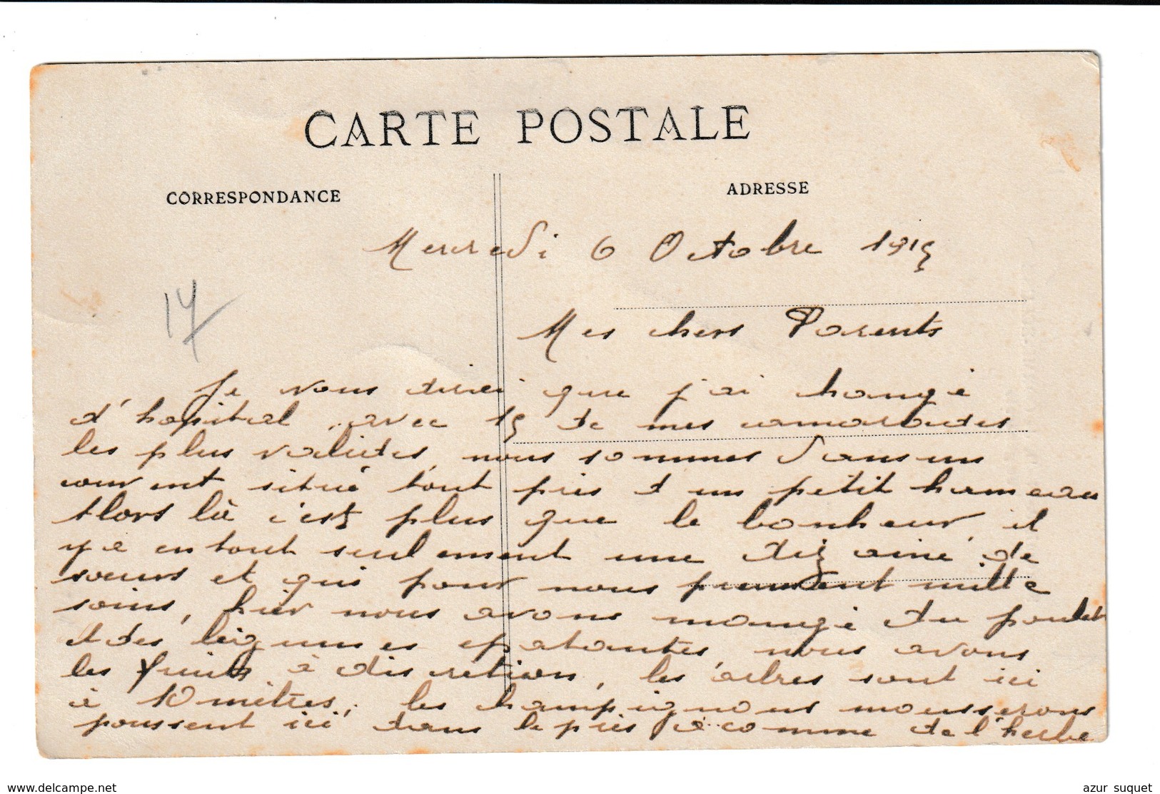 FRANCE / CPA / N.D DE CORME- ECLUSE / 1914 - Other & Unclassified