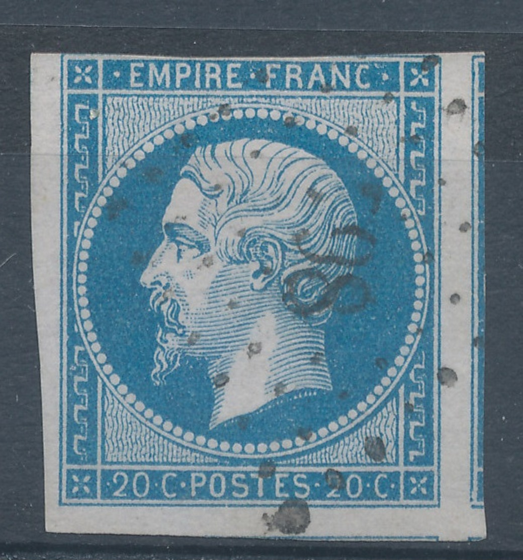 N°14 VARIETE NUANCE ET OBLITERATION. - 1853-1860 Napoleone III