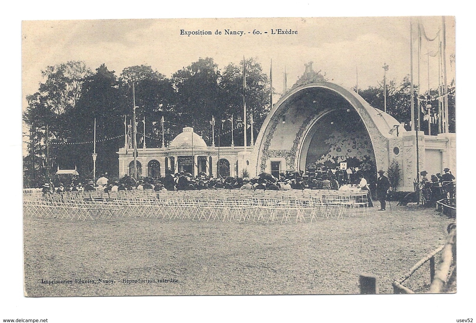 CPA Exposition De Nancy - 60 - L'Exèdre - Nancy