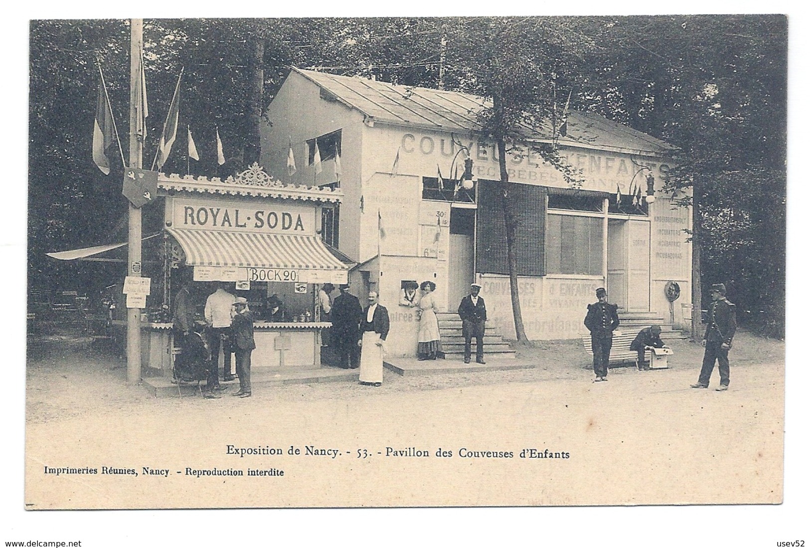 CPA Exposition De Nancy - 53 - Pavillon Des Couveuses D'Enfants - Royal-Soda - Nancy