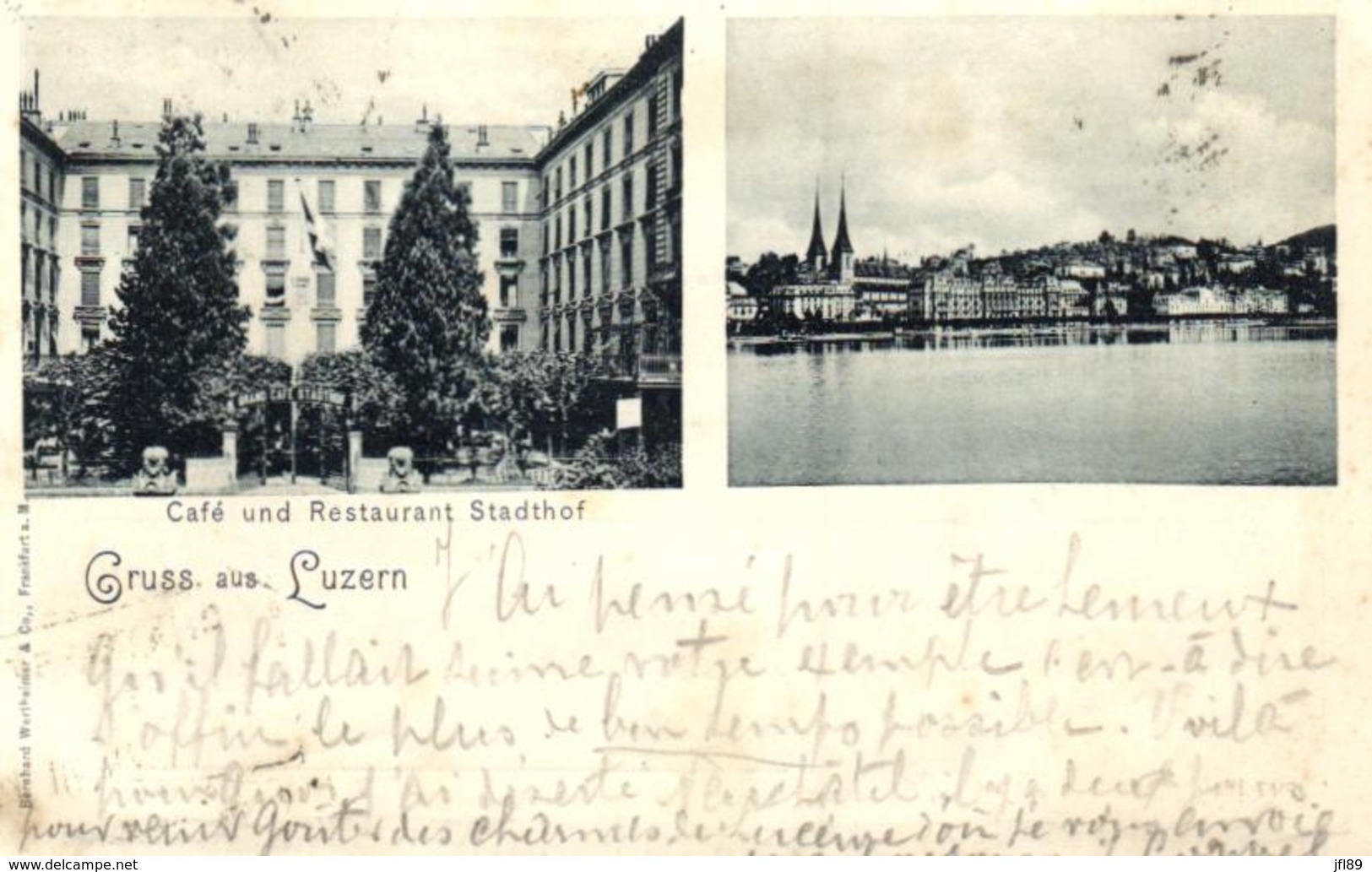 Suisse - Lucerne - Grüss Aus Luzern - Café Und Restaurant Stadthof - C 8501 - Lucerne