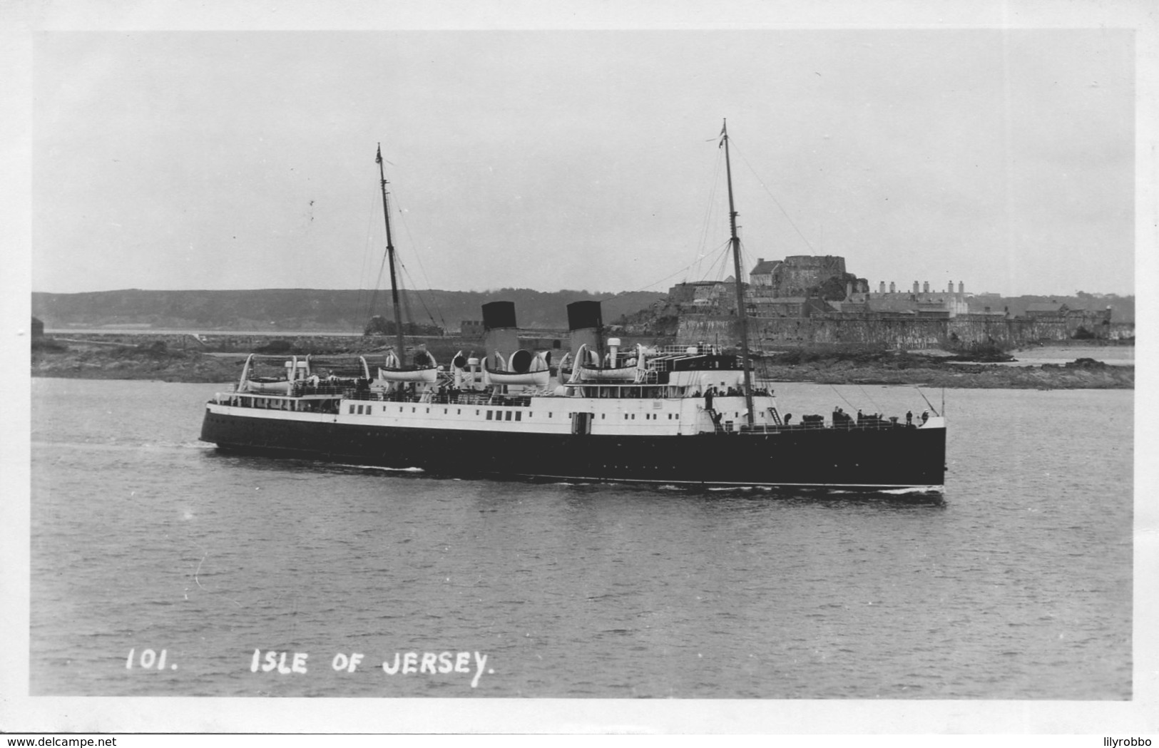 UNITED KINGDON -  Southern Raiway ISLE OF JERSEY RPPC - Traghetti