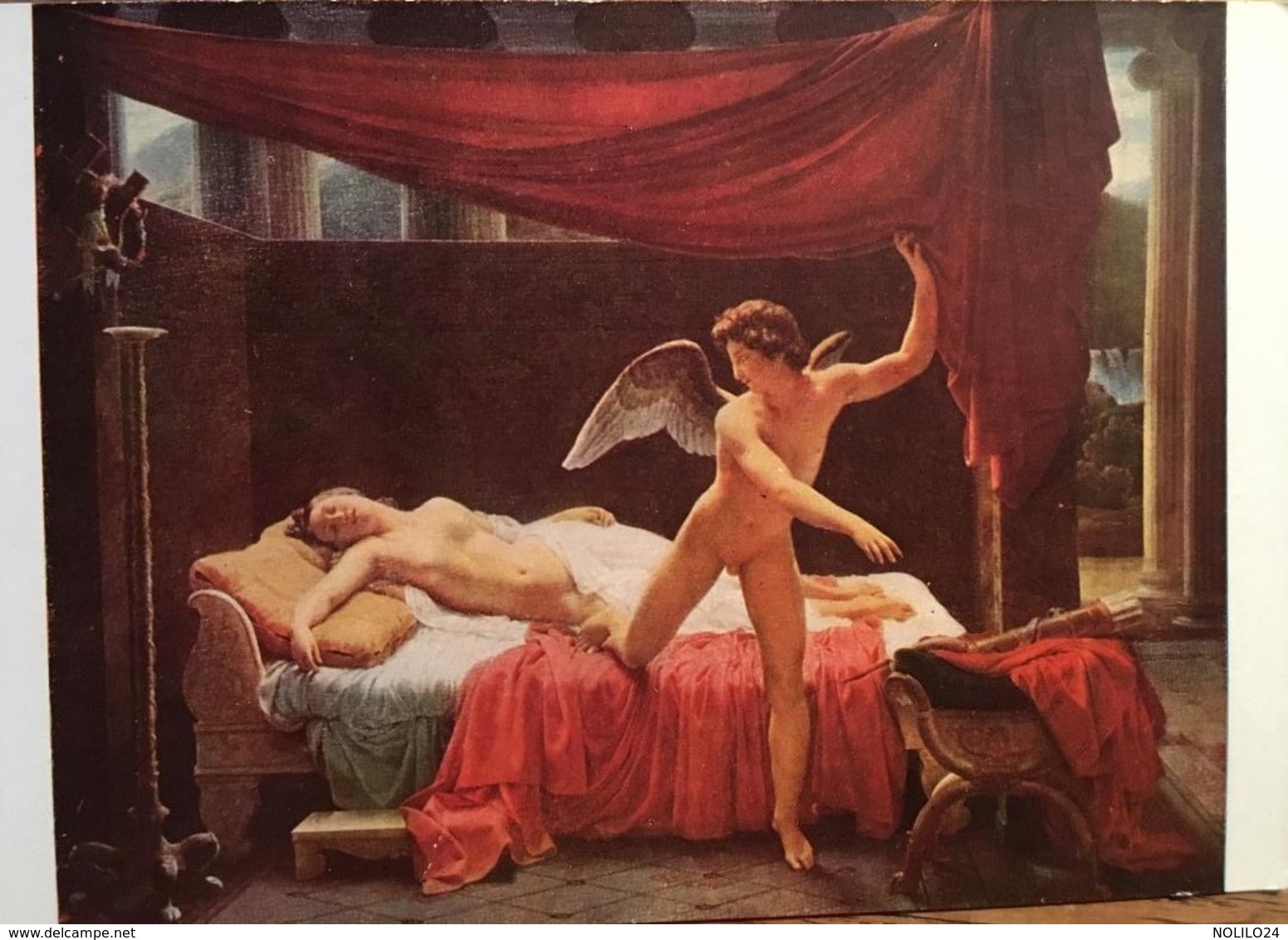 Cpm De 1952, Peintre François Edouard Picot (Néo Classique), Tableau L'Amour Et Psyché, Musée Du Louvre - Peintures & Tableaux