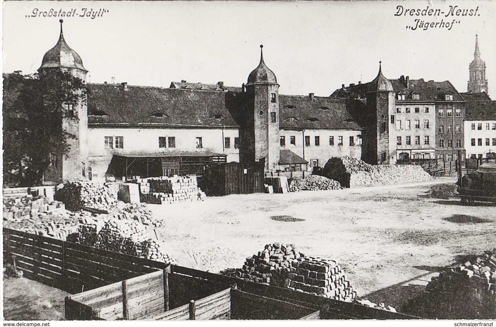 Repro Foto Dresden Neustadt Jägerhof Köpckestraße Asterstraße Wiesenthorstraße Carolaplatz Villierstraße Großstadt Idyll - Sonstige & Ohne Zuordnung