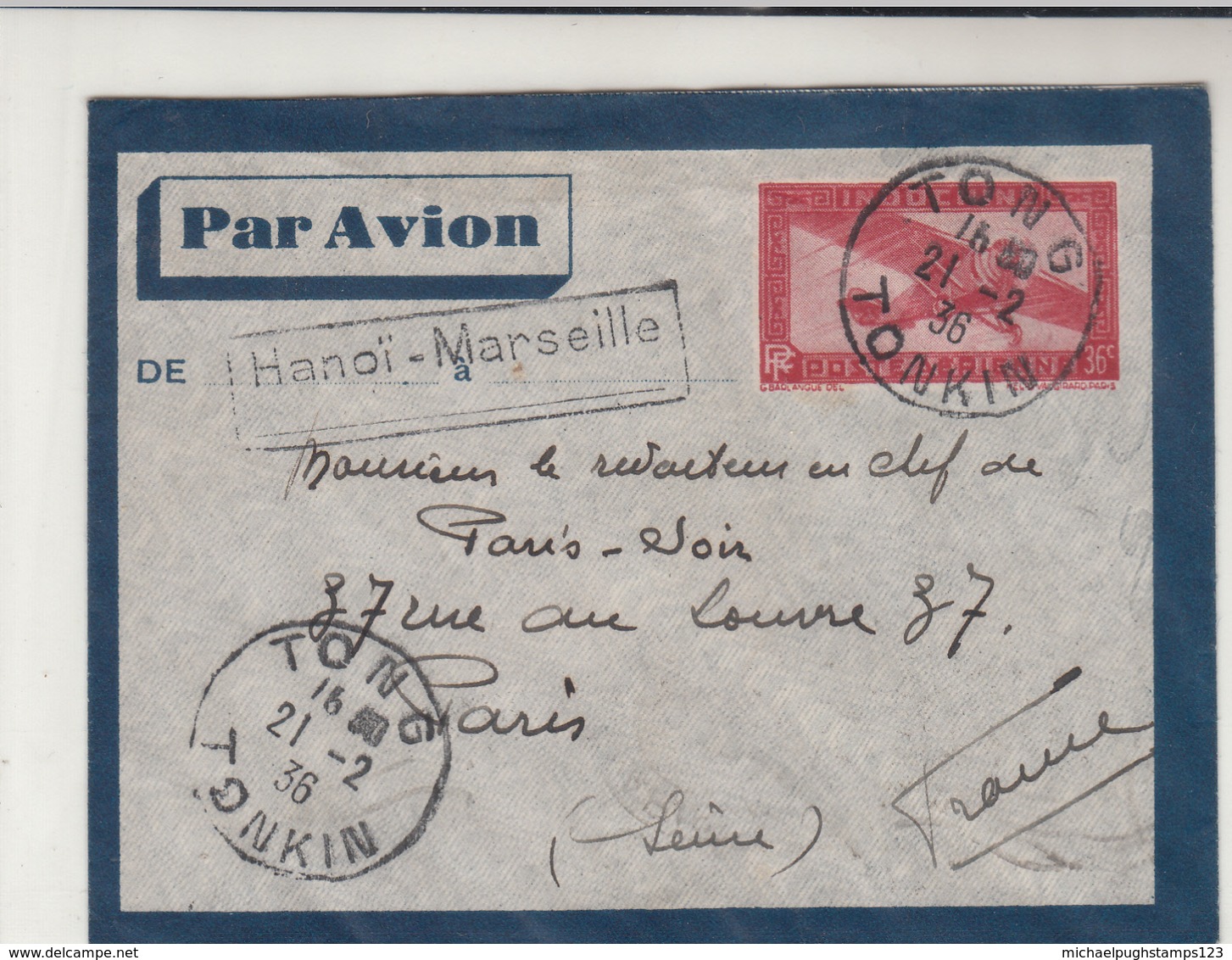 Indochina / Airmail / Stationery / France - Other & Unclassified