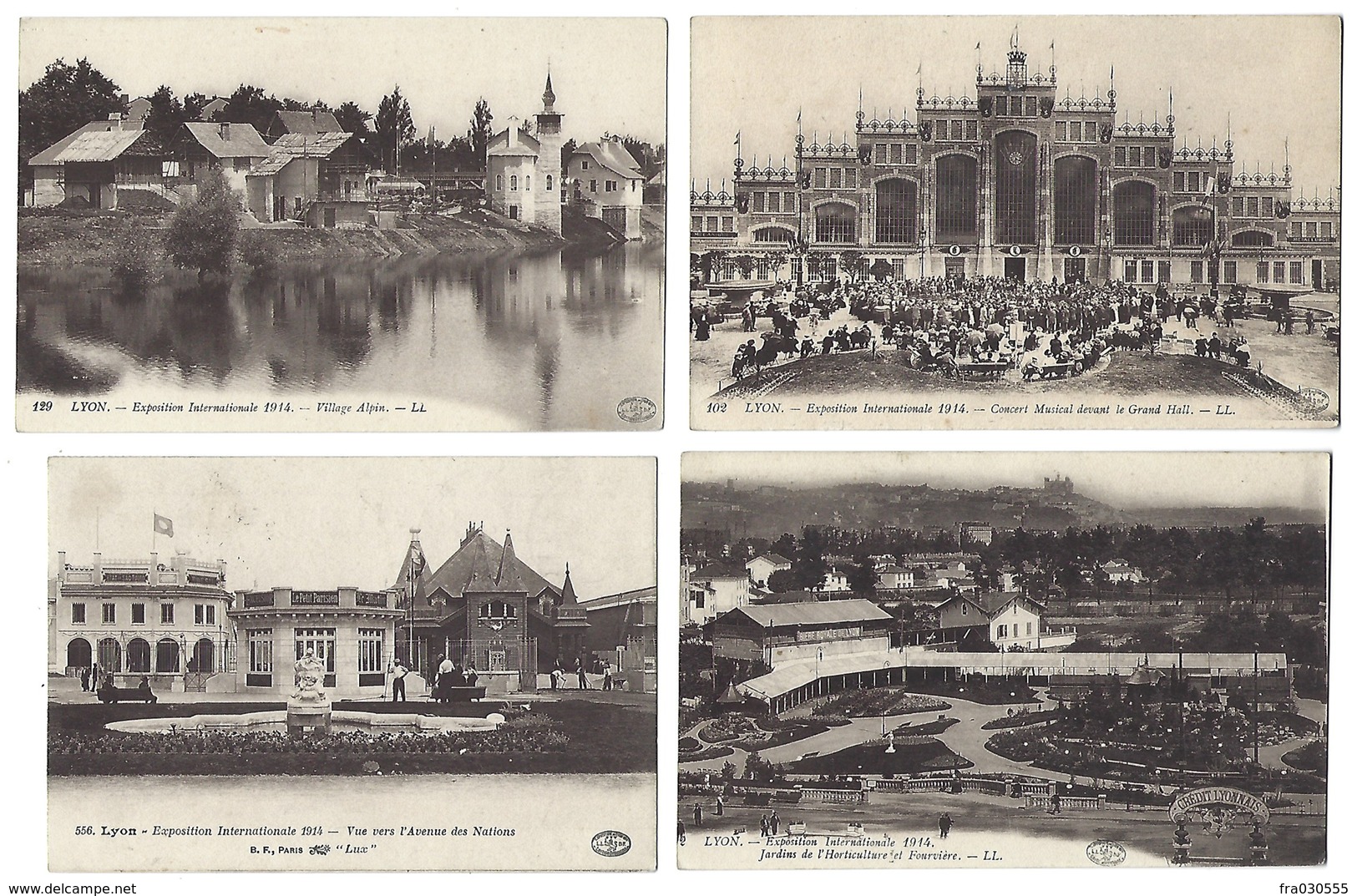 69 - LYON - Lot De 14 CPA Exposition Internationale 1914 - Toutes Différentes - Autres & Non Classés