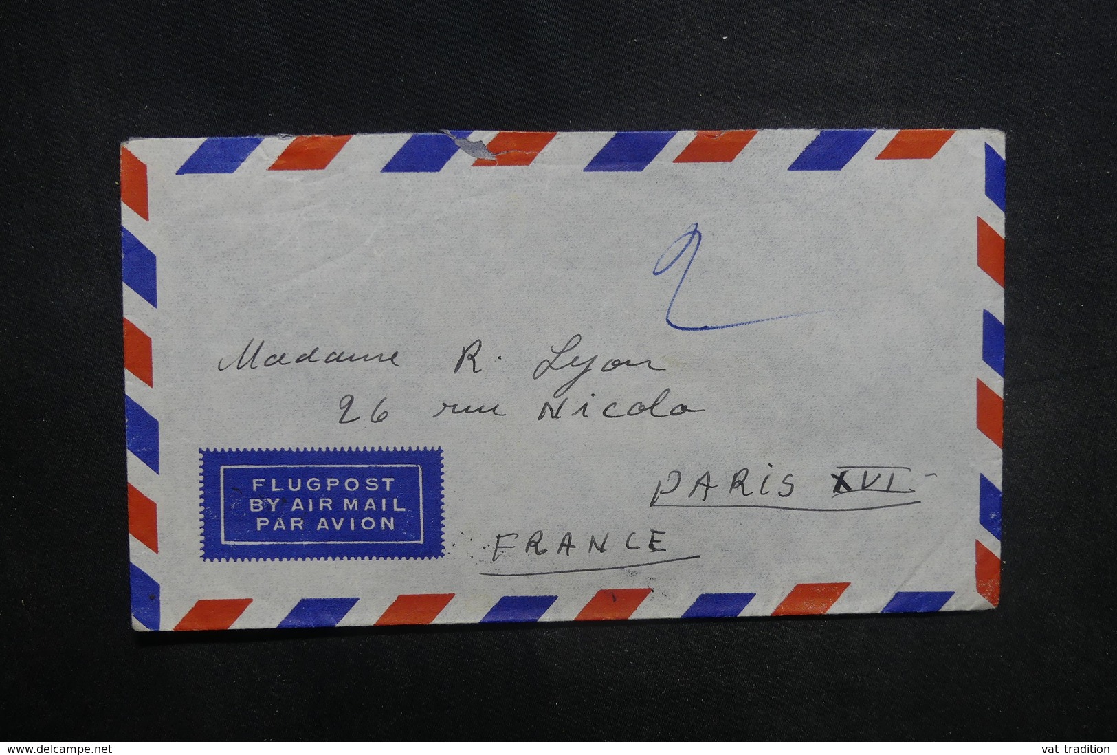 AFGHANISTAN - Enveloppe De Deh - Afgranan Pour La France En 1956, Affranchissement Plaisant Au Verso - L 37602 - Afghanistan