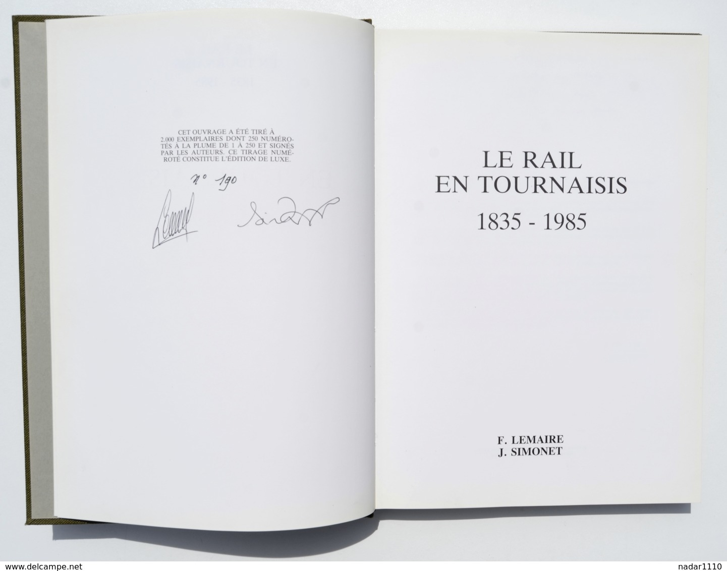 Train, Tram, Tournai : Le Rail En Tournaisis 1835-1985 / Néchin Froyennes Frasnes Blandain Bléharies Hérinnes Etc. - Chemin De Fer