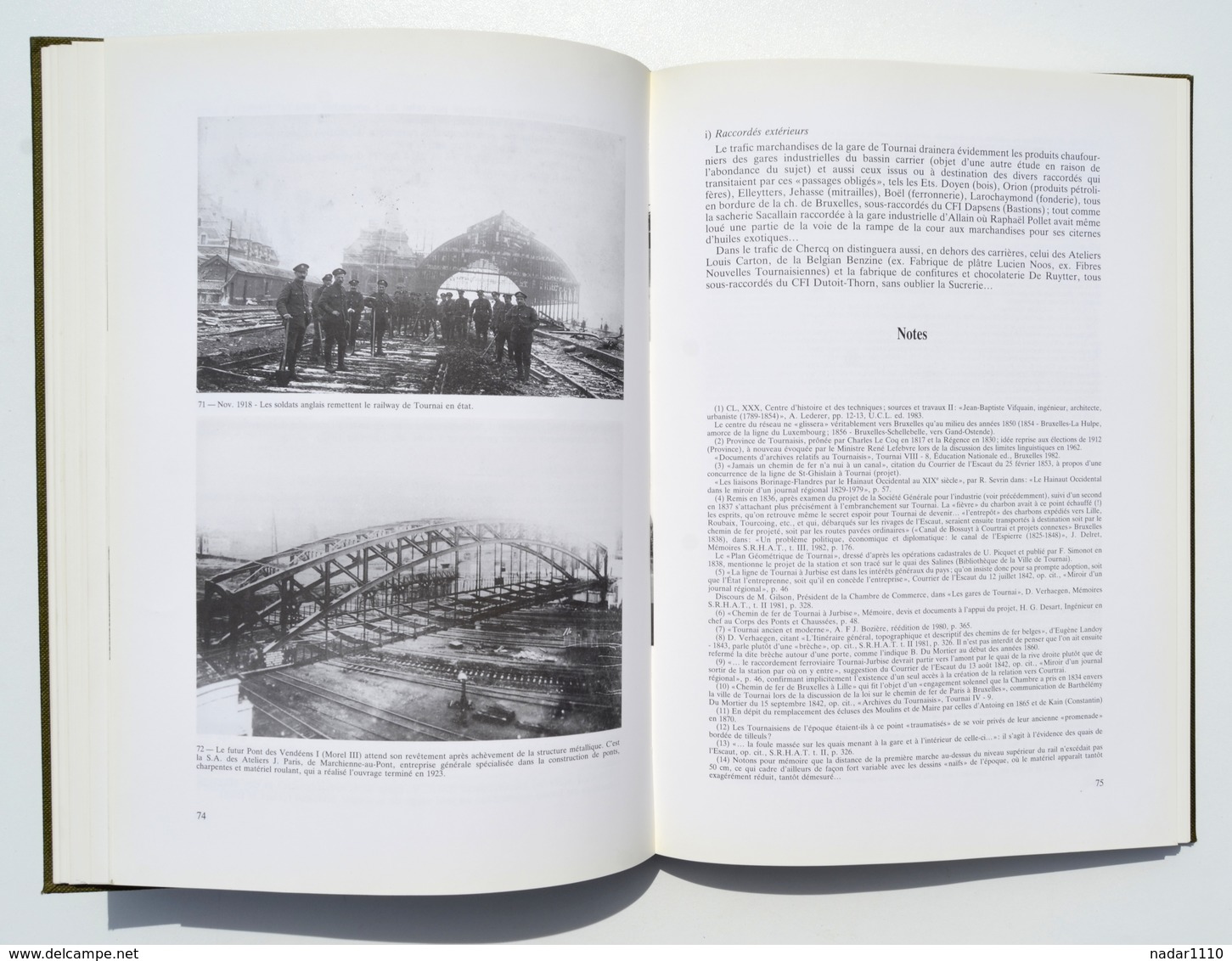 Train, tram, Tournai : Le Rail en Tournaisis 1835-1985 / Néchin Froyennes Frasnes Blandain Bléharies Hérinnes etc.