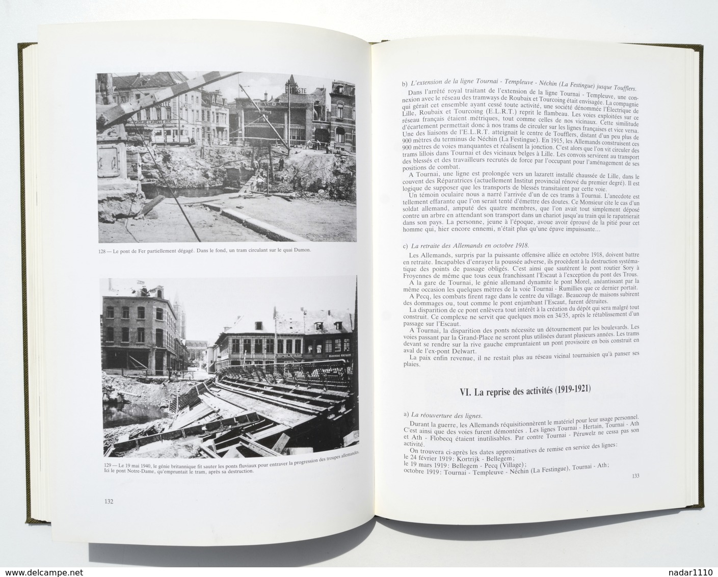 Train, tram, Tournai : Le Rail en Tournaisis 1835-1985 / Néchin Froyennes Frasnes Blandain Bléharies Hérinnes etc.