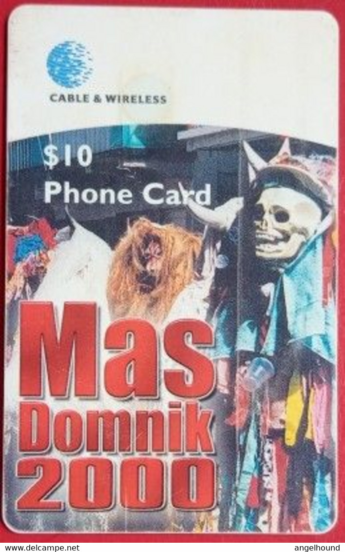 Dominica Cable And Wireless  $10 Mas Domnik 2000 - Dominique