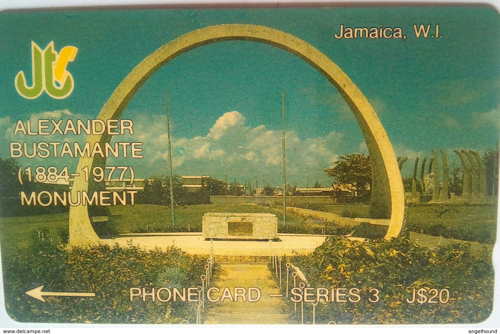 14JAMB Alexander Bustamante J $20  MINT - Jamaïque