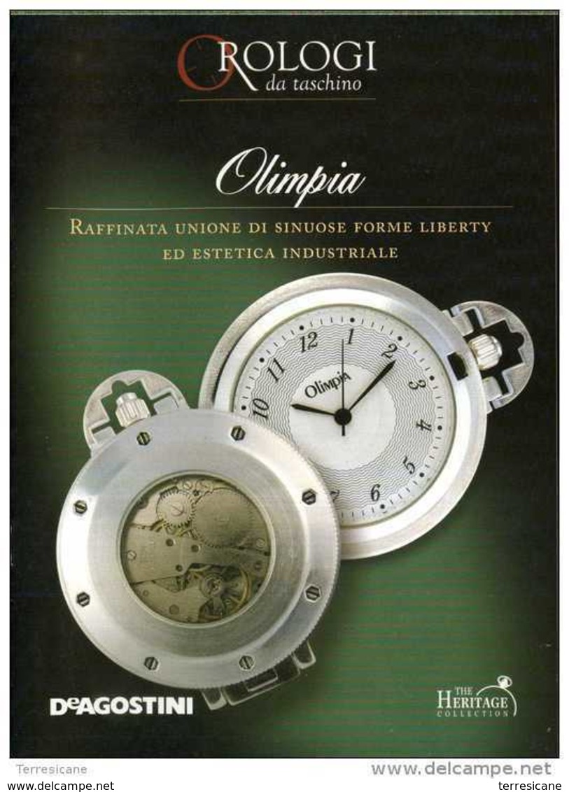 OROLOGIO DA TASCHINO OLIMPIA COLLECTION HERITAGE DE AGOSTINI STILE LIBERTY - Altri & Non Classificati