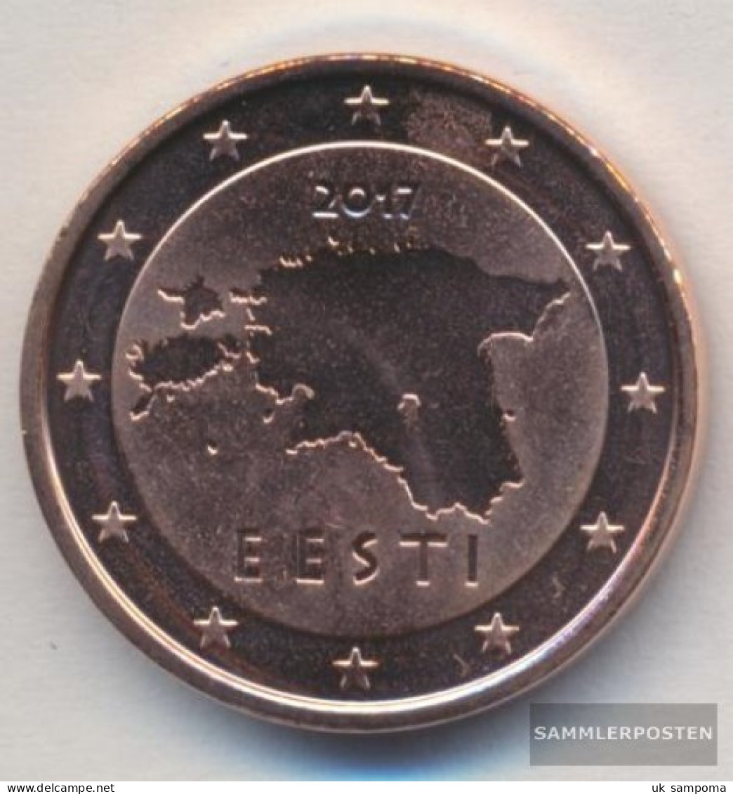 Estonia Est 3 2017 Stgl./unzirkuliert Stgl./unzirkuliert 2017 Kursmünze 5 Cent - Estland