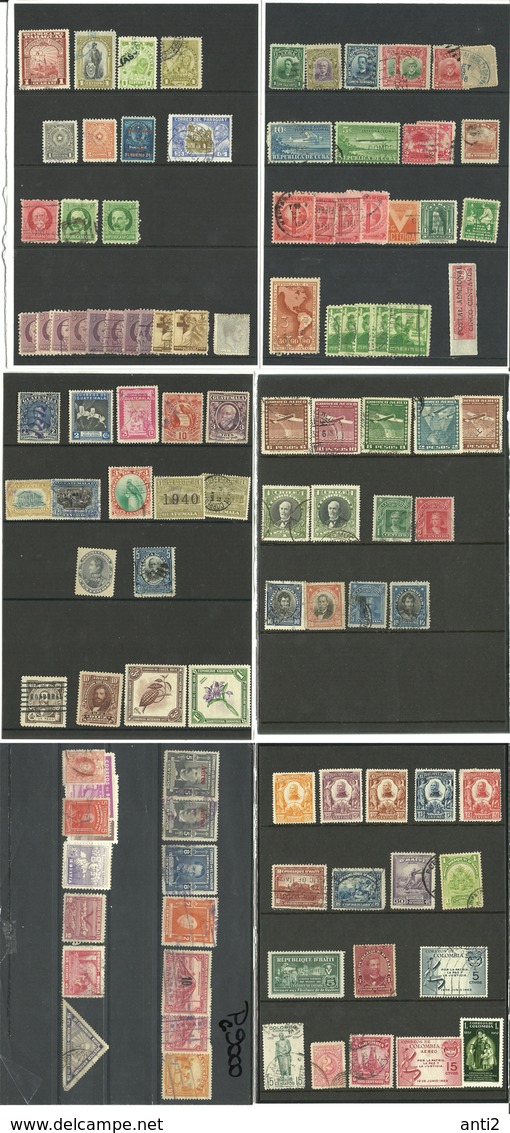 Ca 400 Stamps From America - Middle And South America   Mostly Used - Sammlungen