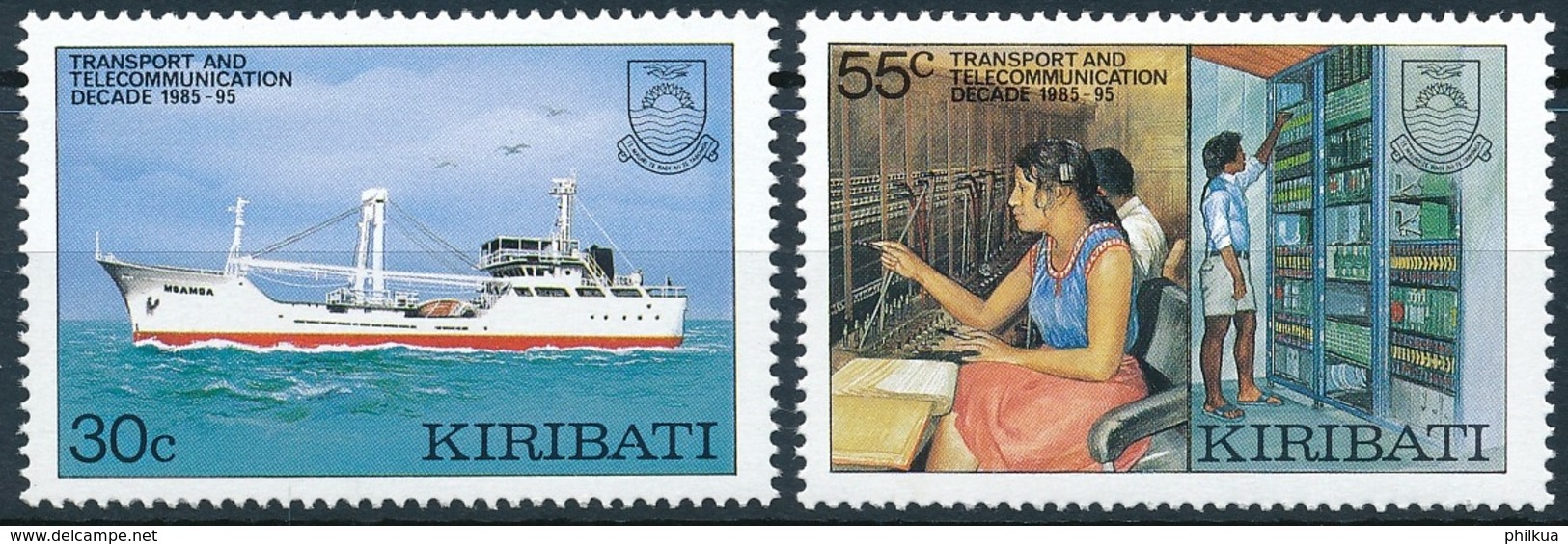 Kiribati - Postfrisch/** - Schiffe, Seefahrt, Segelschiffe, Etc. / Ships, Seafaring, Sailing Ships - Schiffahrt