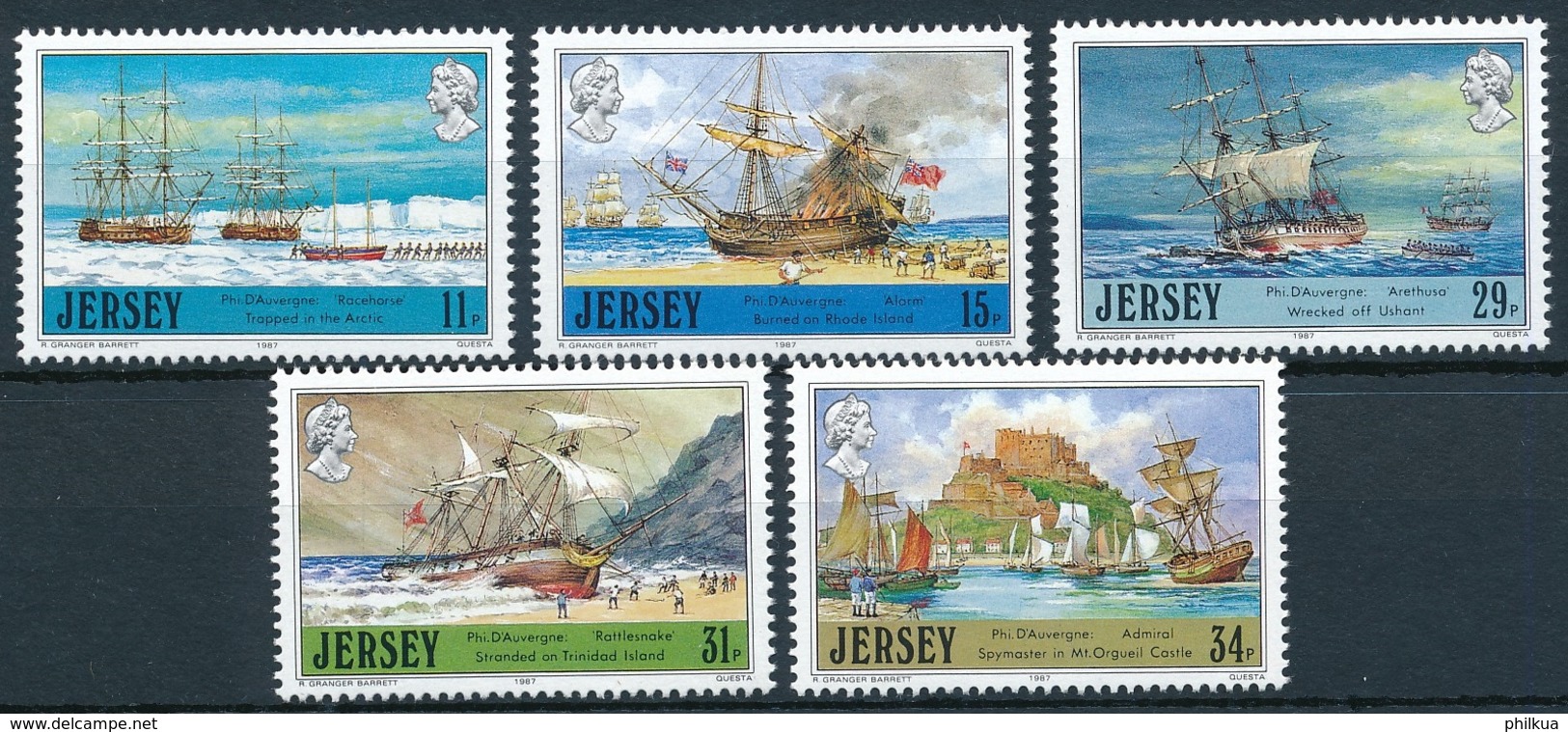 Jersey - Postfrisch/** - Schiffe, Seefahrt, Segelschiffe, Etc. / Ships, Seafaring, Sailing Ships - Maritime