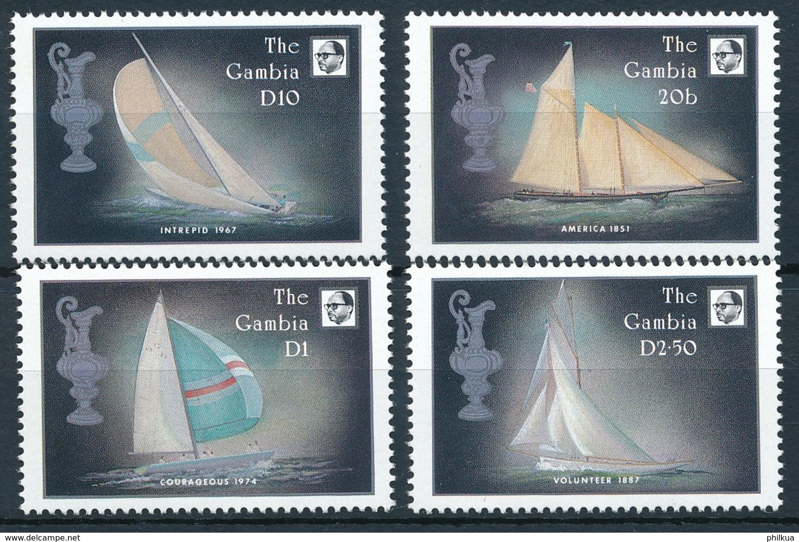 Gambia - Postfrisch/** - Schiffe, Seefahrt, Segelschiffe, Etc. / Ships, Seafaring, Sailing Ships - Marítimo