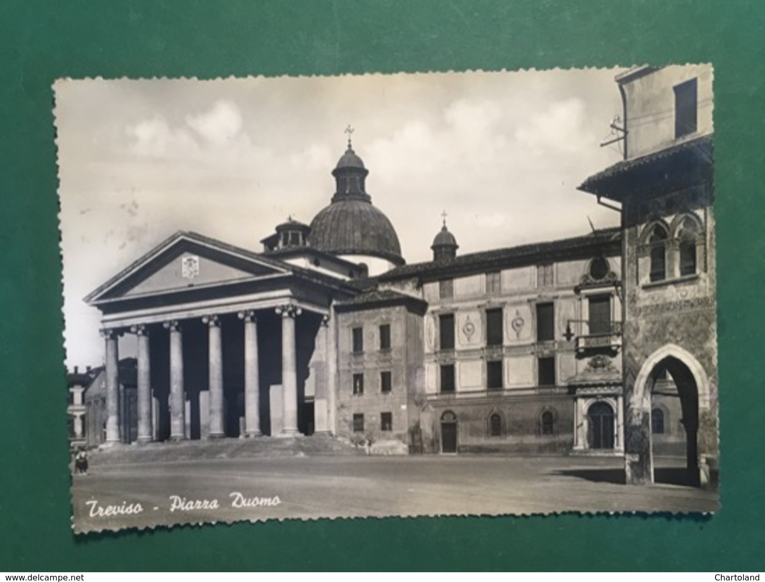 Cartolina Treviso - Piazza Duomo - 1950 - Treviso