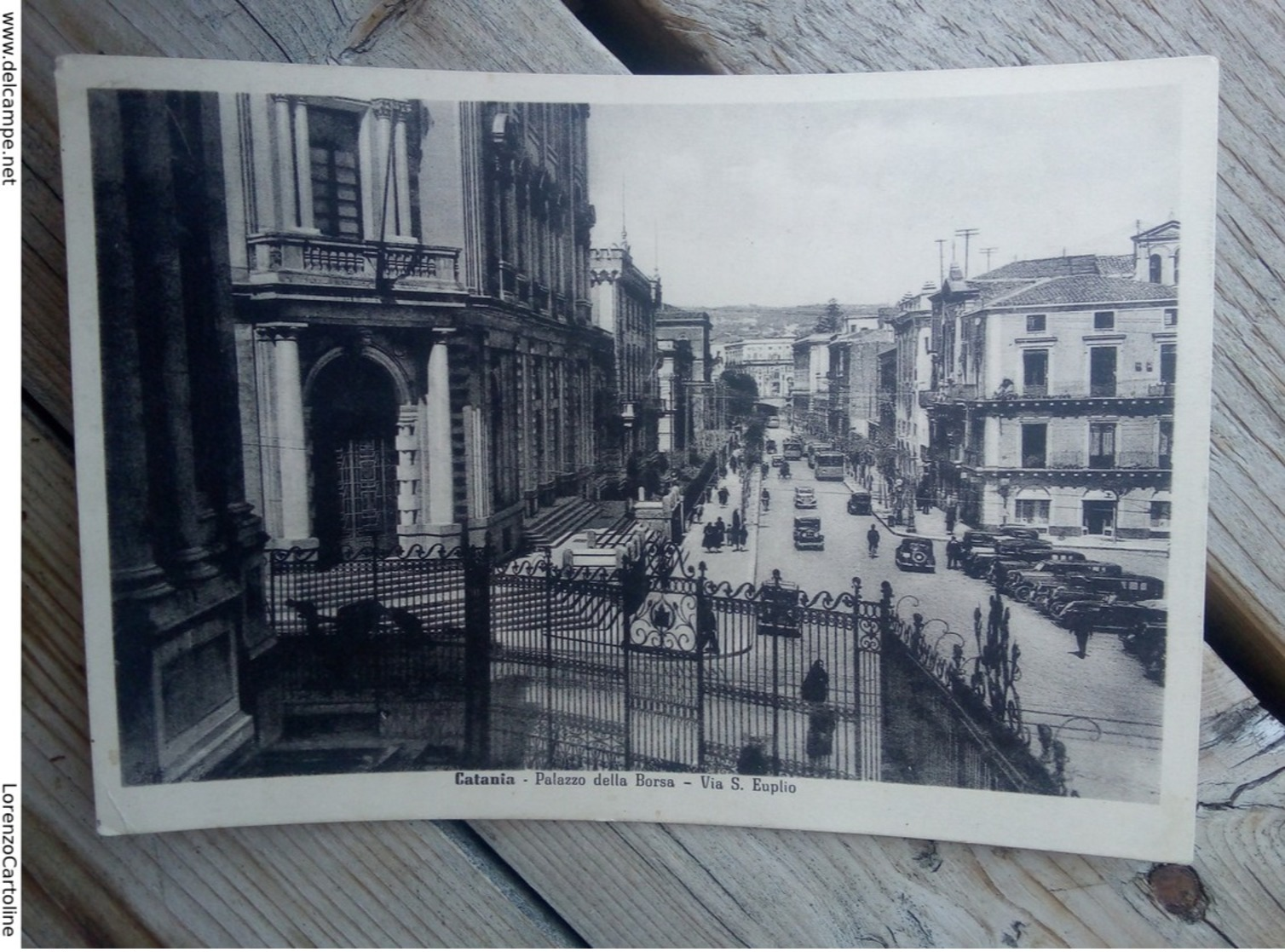 Catania Palazzo Della Borsa Via San Euplio VIAGGIATA 1947 - Catania