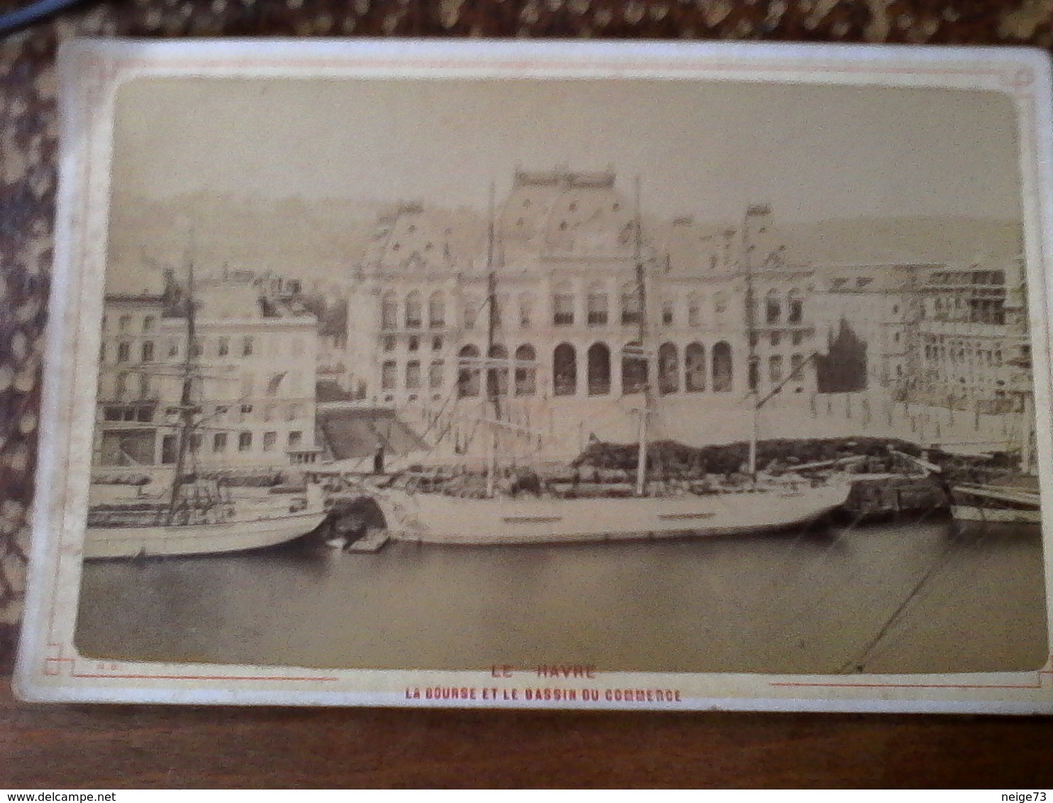 Photo Ancienne - Le Havre - La Bourse Et Le Bassin Du Commerce - Unclassified