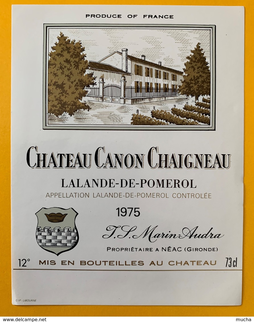 11236 - Château Canon Chaigneau 1975 Lalande-De-Pomerol - Bordeaux