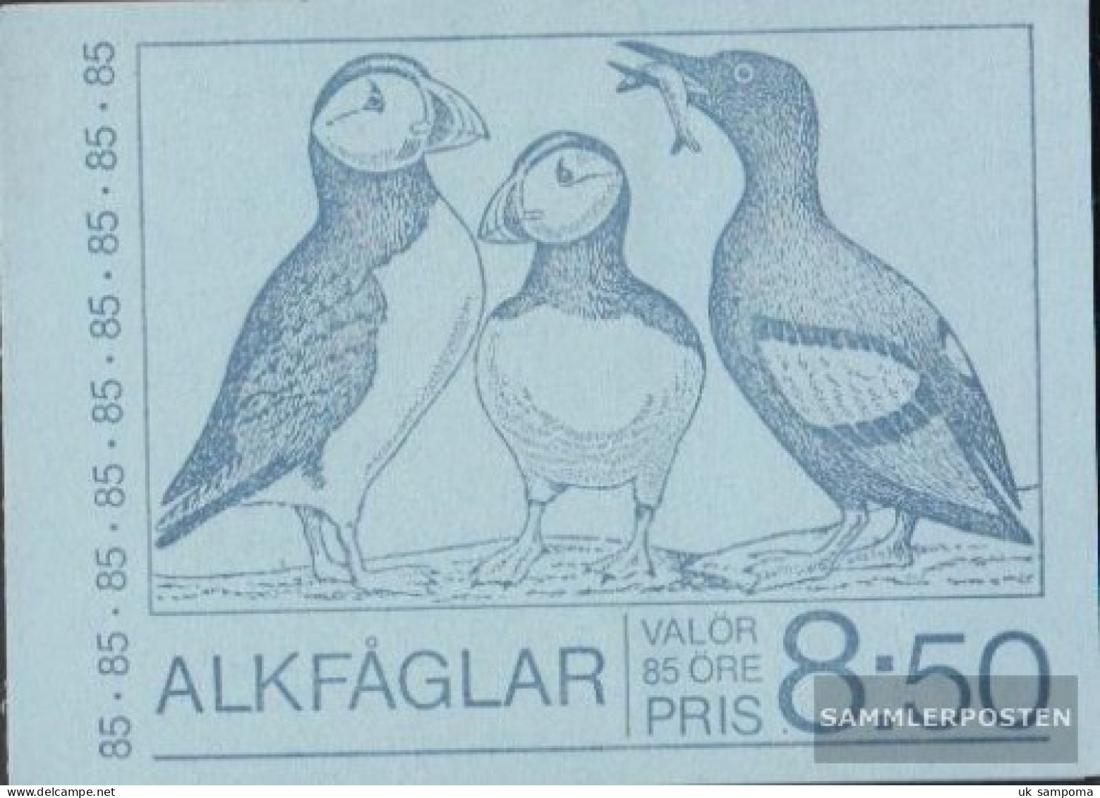 Sweden 937D MH (complete Issue) Stamp Booklet With 10x Number.937 Unmounted Mint / Never Hinged 1976 Alken - Unused Stamps