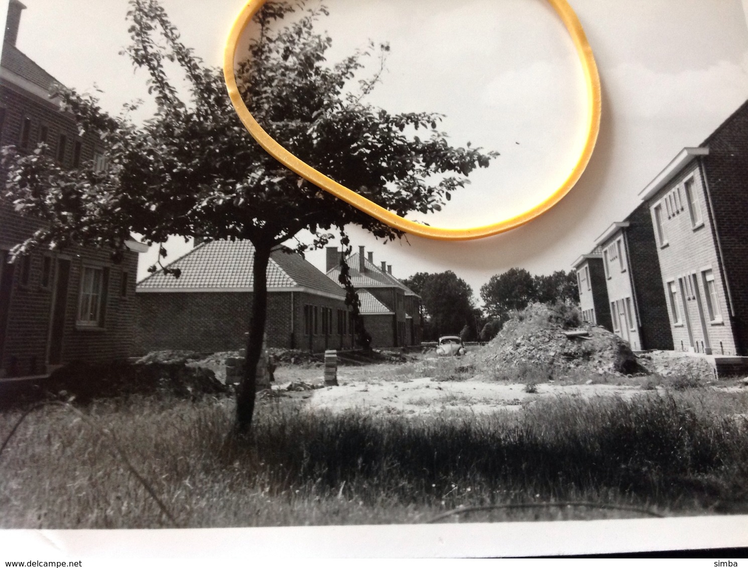 Warchin  La Cité En Travaux Photo D'époque 1954 - Non Classés