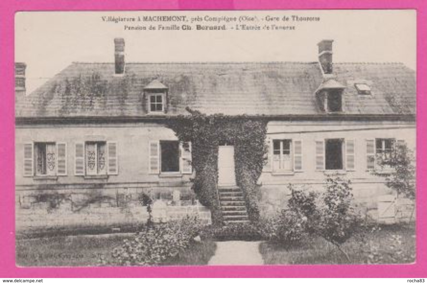 MACHEMONT - CP 66 -  Gare De Thourette , Villégiature Ch. Bernard , Les Chalets Vue Generale - Autres & Non Classés