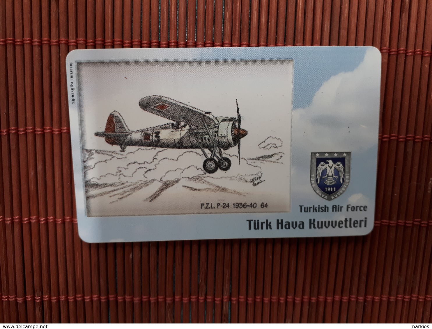 Phonecard Airplane Turkey Used Rare - Turquie