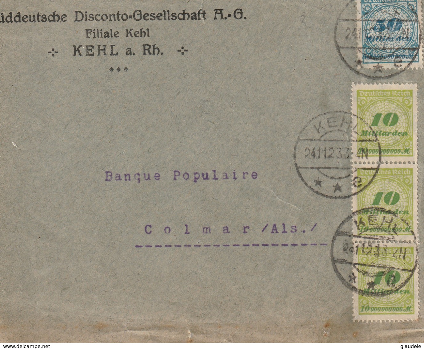 Allemagne:Periode  Inflationniste 1921/1923 - Lettres & Documents