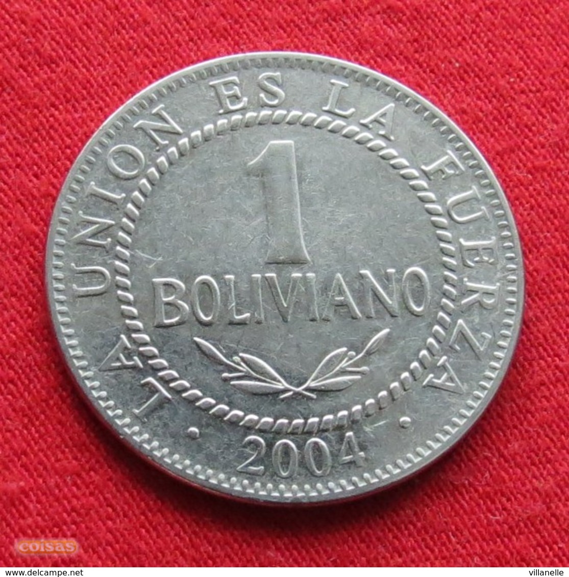 Bolivia 1 Boliviano 2004 KM# 205 Bolivie - Bolivië