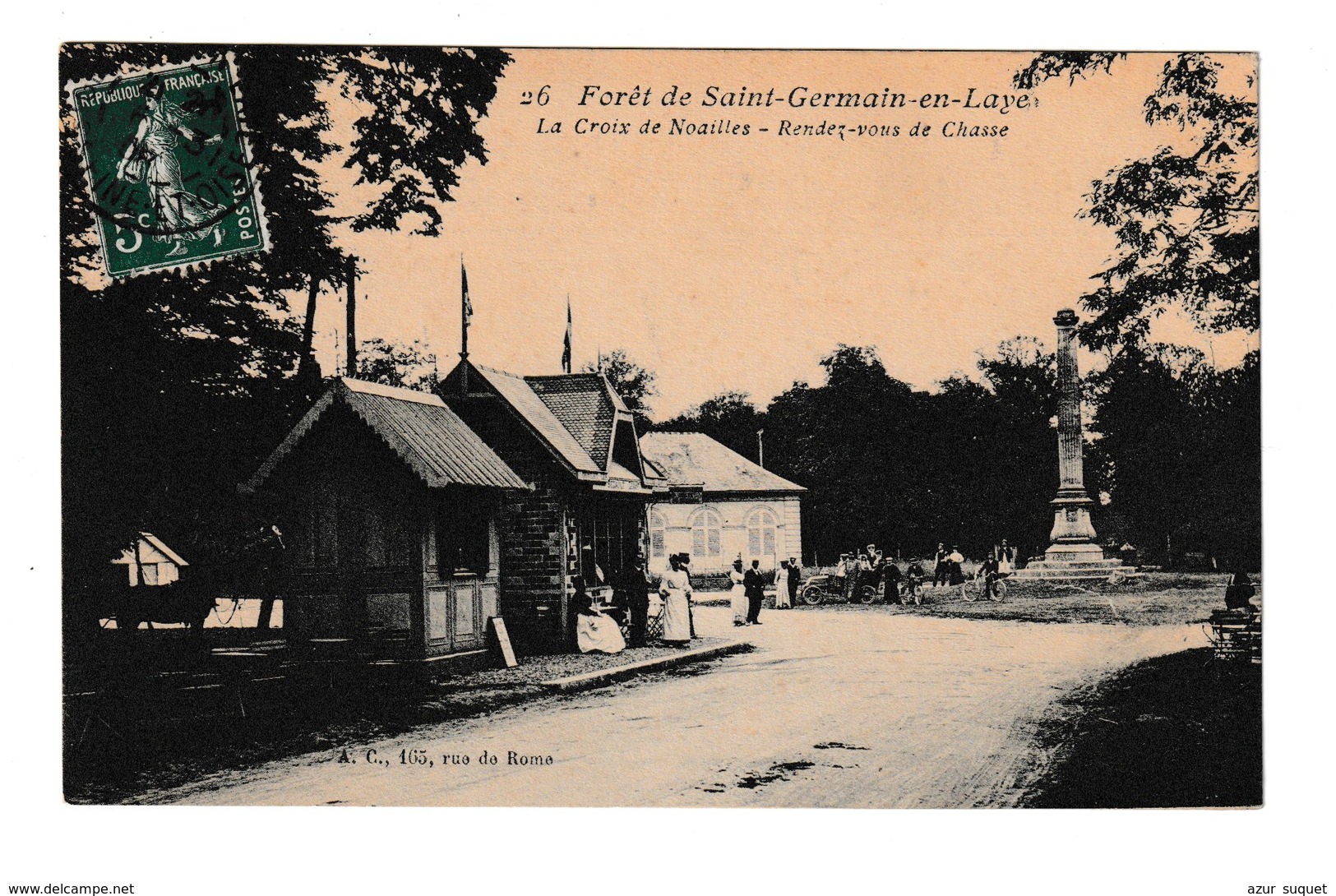 FRANCE / CPA  / ST.GERMAIN EN LAYE / LA CROIX DE NOAILLES / 1908 - St. Germain En Laye (Château)