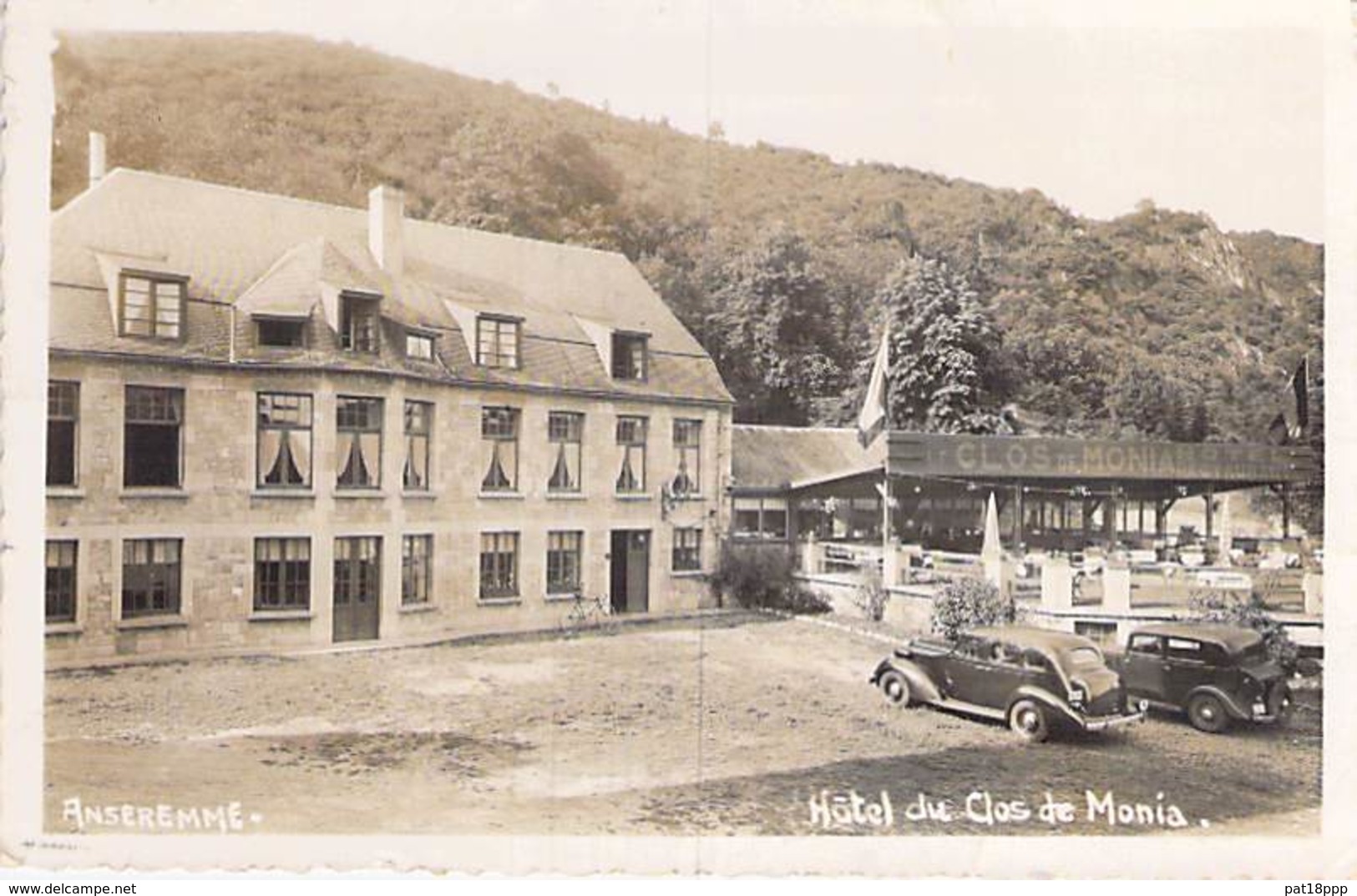 ** Carte Photo / ReaL Photo ) ** BELGIQUE Belgium ( Namur Dinan ) ANSEREMME - HOTEL Du CLOS MONIA - Format CPA - Other & Unclassified