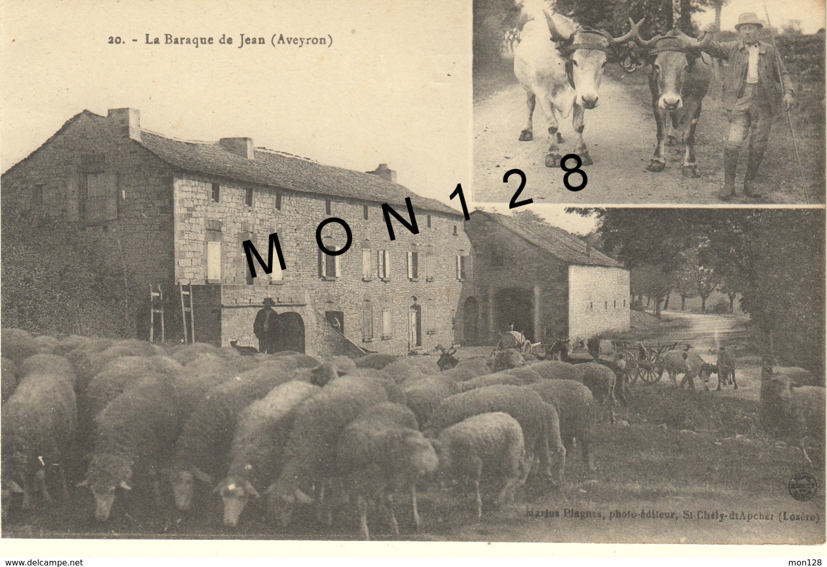 LA BARAQUE DE JEAN - STATION SANITAIRE D'ENGAYRESQUE (12)  (boeufs Attelés) - Other & Unclassified