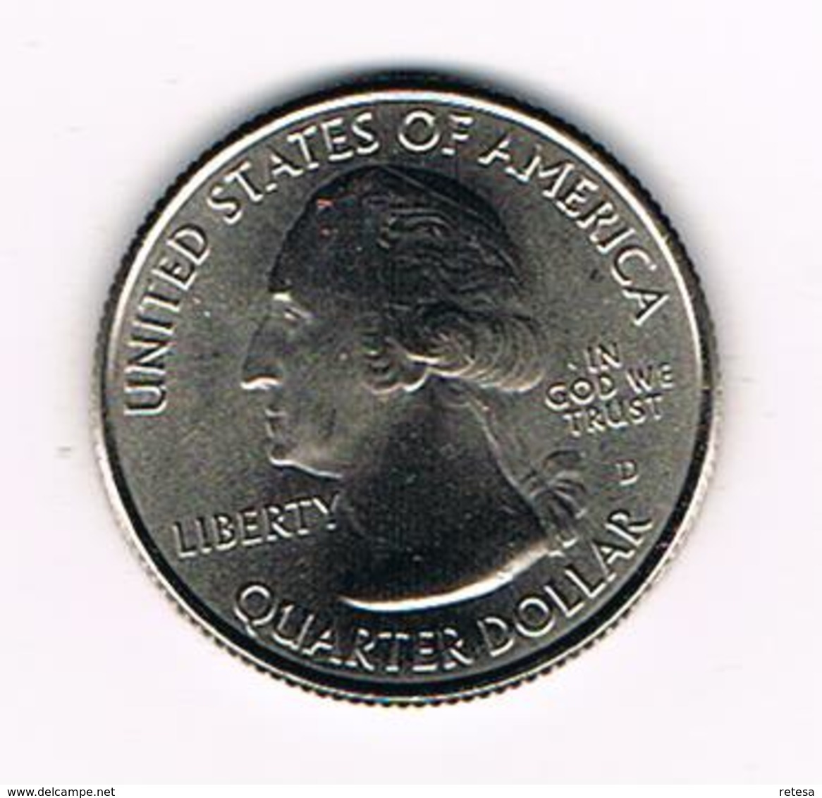//  U.S.A.  1/4 DOLLAR  TENNESSEE - GREAT SMOKY MOUNTAINS   2014 D - 2010-...: National Parks