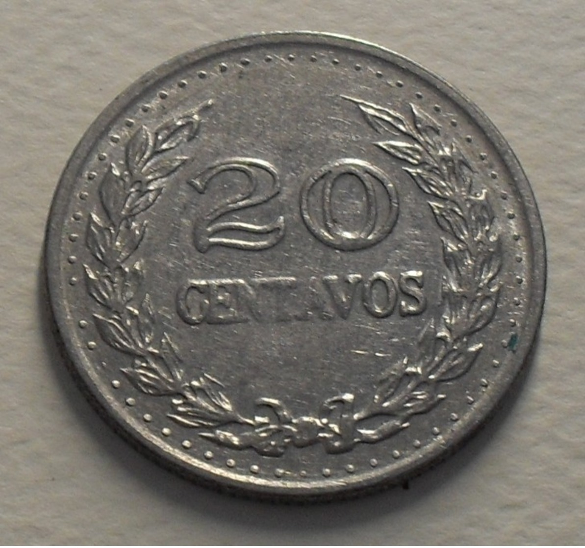 1972 - Colombie - Colombia - 20 CENTAVOS - KM 246.1 - Colombia