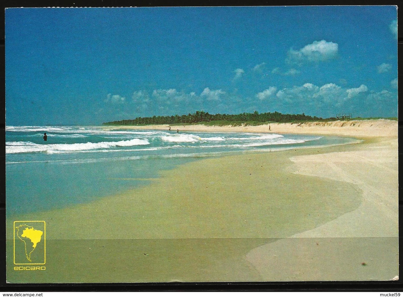 Postcard AK Brazil Marechal Deodoro Alagoas Praia Do Frances Beach 1980s - Other