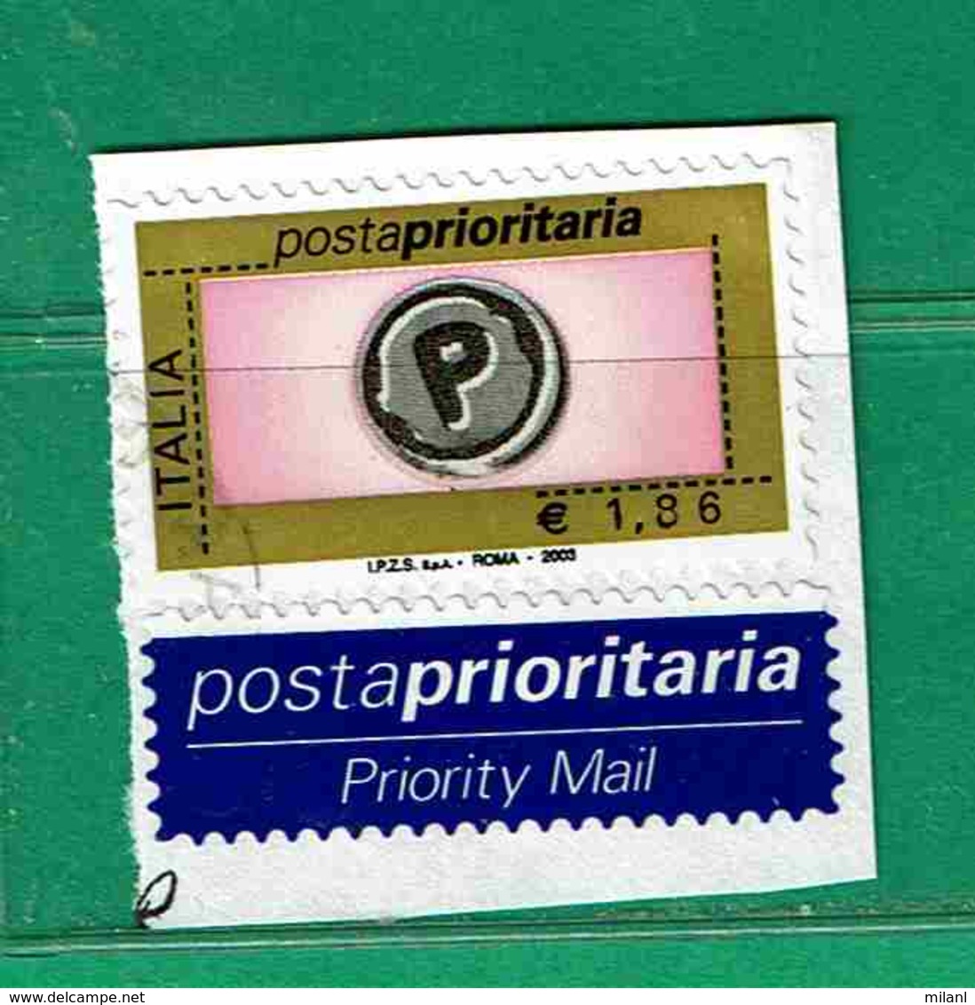 A12/7- 2003 - Posta Prioritaria - 2001-10: Usati