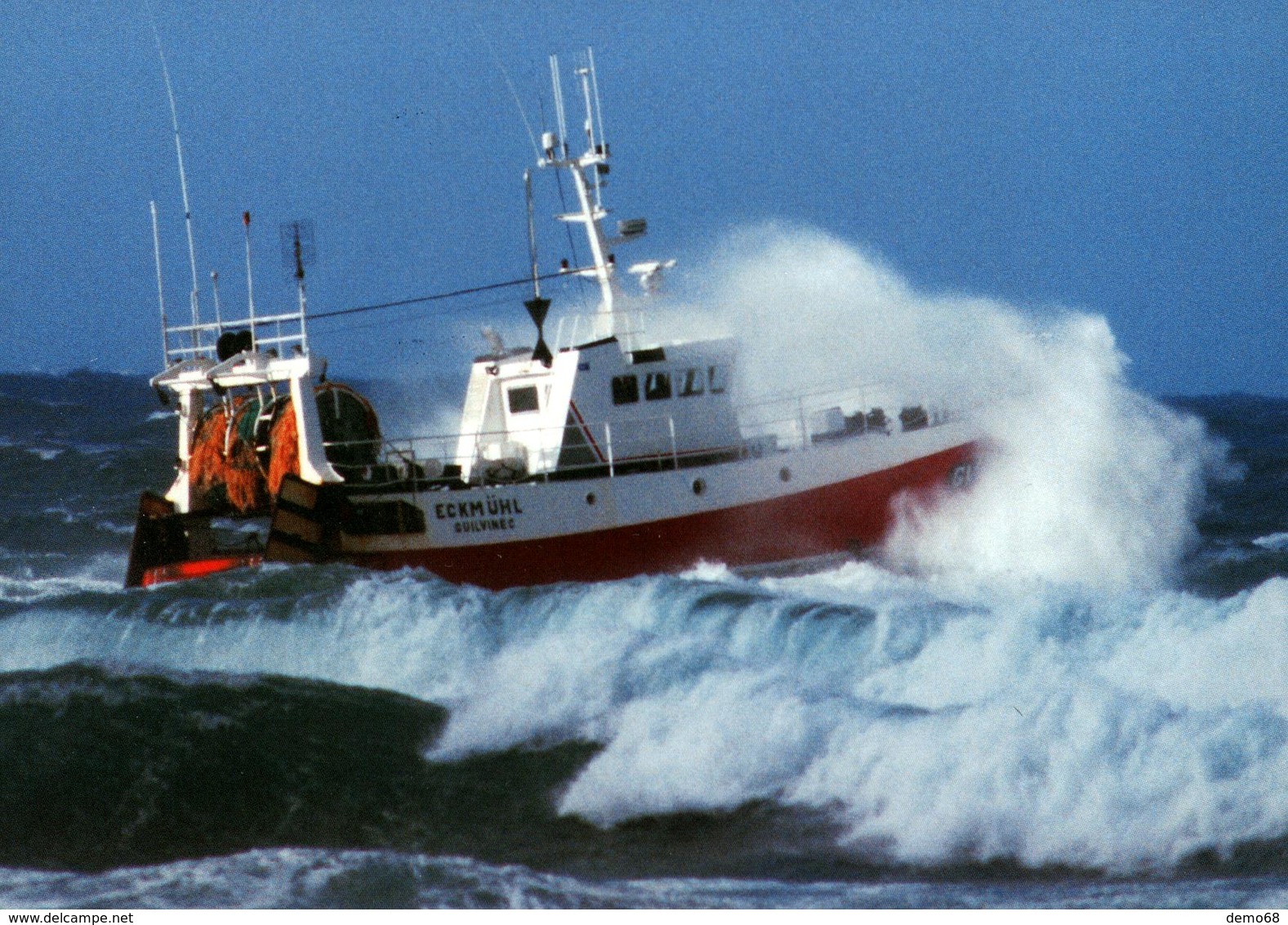 ECKMUHL GURVINEC Bretagne Finistère ? Bateau De Sauvetage En Mer - Bretagne